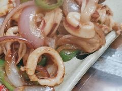 爆炒新鲜鱿鱼-力哥地道海南菜·联谊文昌鸡老店