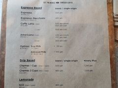 菜单-% Arabica(京都东山店)