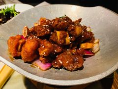 蒜香蜜汁排骨-绿茶餐厅(昌平悦荟店)