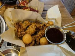 蒜香酱油无骨炸鸡-包装马车·韩国料理·포장마차