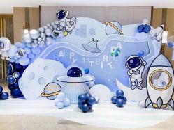 -团子宝宝宴派对百日宴生日布置策划·求婚策划·气球布置别墅民宿