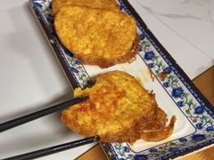 鸡蛋炸馒头片-大槐树烤肉馆