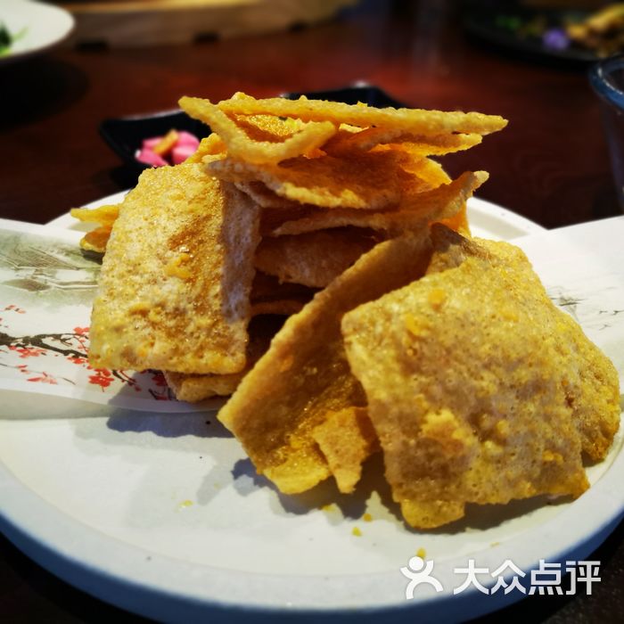 客缘民间菜咸蛋黄荞麦锅巴图片