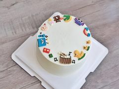 简笔画头像手绘蛋糕-艾加柒克蛋糕茶歇甜品台(春熙路店)