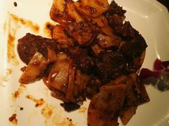 牛仔骨炒年糕-绿茶餐厅(华联万柳店)