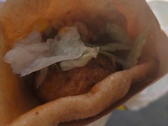 -小红车炸蛋葱油饼