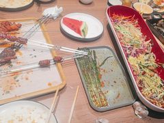 -街角等你.大连海鲜烧烤.经典铁板海鲜串(西安路店)