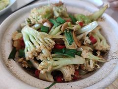 生炒有机菜花-月福京味斋·烤鸭店·北京菜(鼓楼总店)