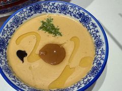 麻酱沾碟-一只羊·铜锅涮羊肉烧烤