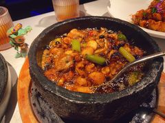 石锅杭椒牛蛙-桂满陇-西湖船宴(西单大悦城店)