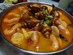 海鲜锅-甜阿姨·天台花园私房菜(万松园店)