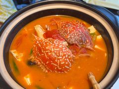 梭子蟹番茄豆腐煲-菲乐餐厅(三十年经营·湖滨路店)