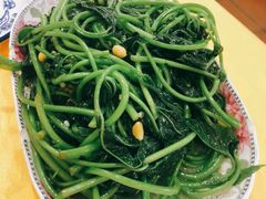 蒜蓉炒番薯叶-老字号蛇口德记烧腊饭店·海鲜加工