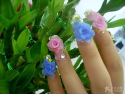 立体雕花新娘甲-浪漫美甲美睫