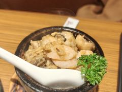 蒜香蘑菇虾-炼火烤肉店