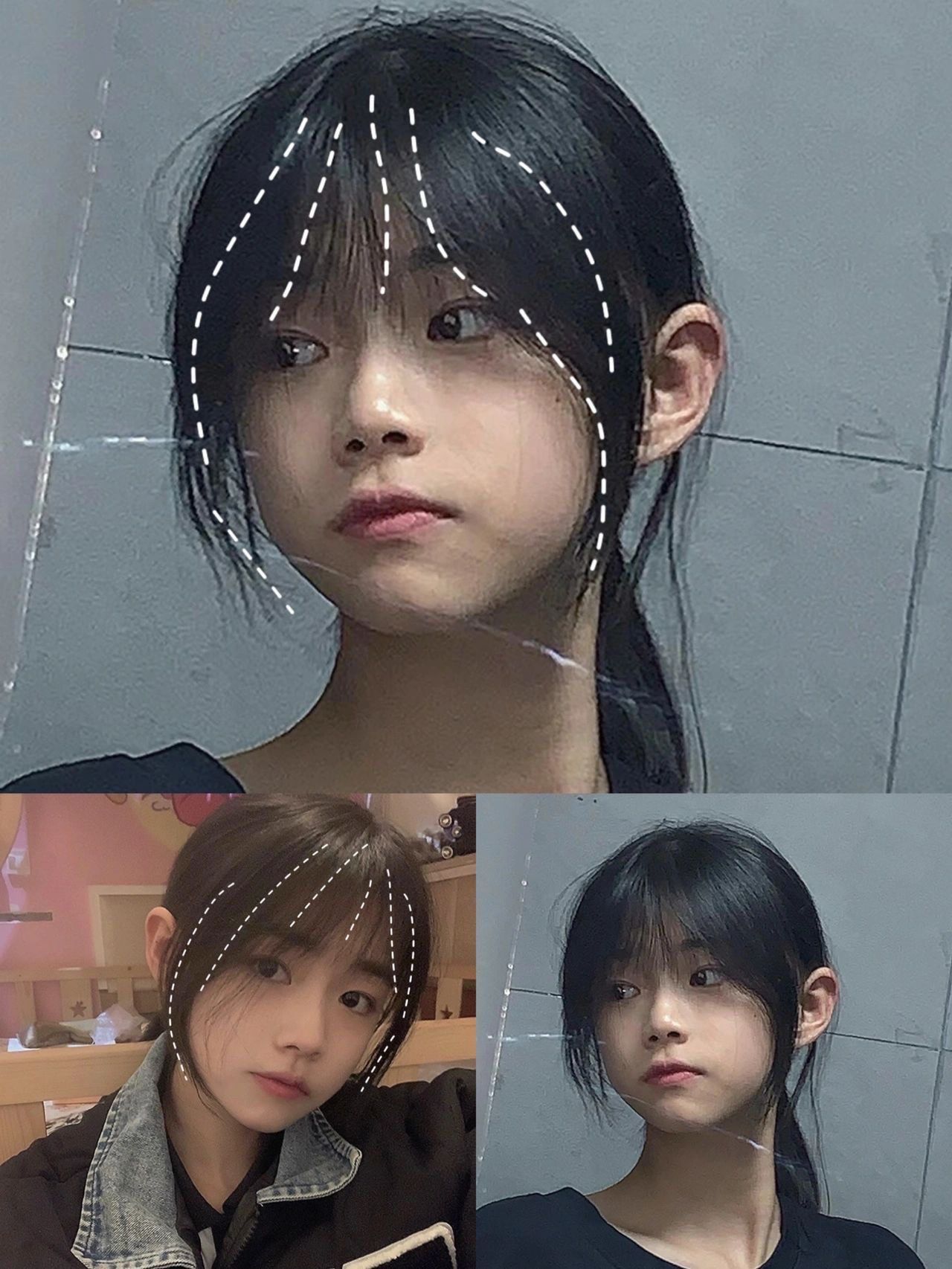 不会还有人没剪小千代刘海吧!方圆脸必备