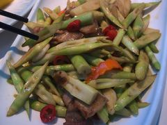 五花肉炒野笋-园里前·10年私厨·福建菜(台江万达鳌峰洲店)