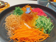 彩虹麻汁拌蛰头-君子·兰餐厅(长江路店)
