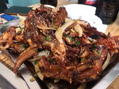 炒鸡架-勃利地摊·勃立小串烧烤