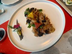 鸡枞兰度炒爽肉-馋遇江南·精致湖景雅宴(东方之门店)