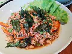 紫苏叶辣炒鸡猪牛肉沫-mango tree芒果树泰国餐厅(青岛万象城店)