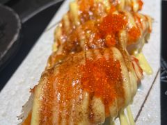 火焰双味三文鱼寿司-栖川山葵家·寿喜锅·日式料理(龙湖北城天街商场店)