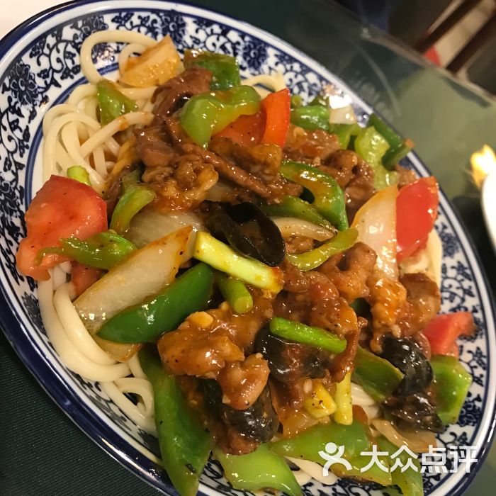 过油肉拌面