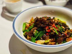 白辣椒炒腊牛肉-湘语·湖南家常菜(新洲店)