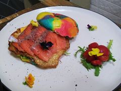 烟熏三文鱼彩虹贝果-吃饼人西餐(南开店)