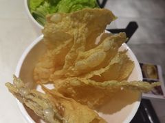 潮汕炸豆腐皮-潮牛海记•潮汕牛肉火锅•醉鸡煲•粿条汤(通北路店)