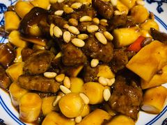 松子牛肉炒年糕-兔爸私家小厨(新北万达店)