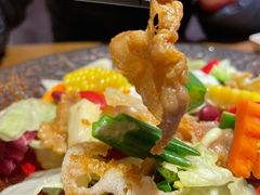 五花肉色拉-水之惠鲜鱼料理(王府大街店)