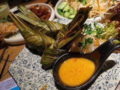 香兰叶包鸡-萨芭蒂高空花园餐酒吧