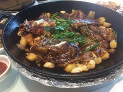 铁锅煎焗多宝鱼-功夫汤粤港餐厅(锦业路店)