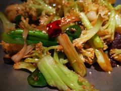 干锅丽水香菇花菜-探花·意境江南菜·唐伯虎文化体验店·松鼠桂鱼(观前店)