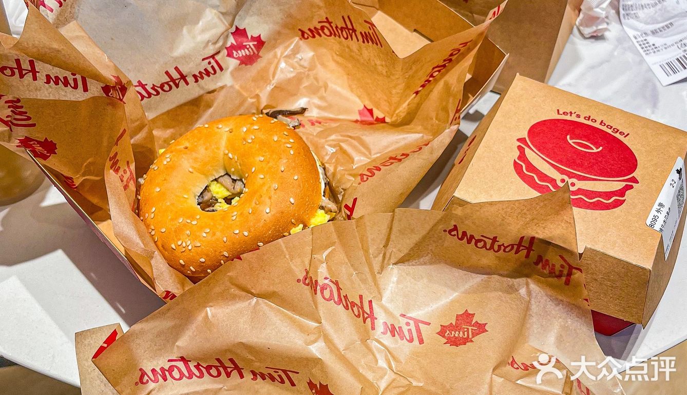 tims贝果,来广州立马去打卡了