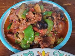 -歹歹的加个面过油肉拌面