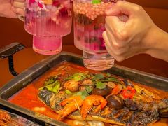 -探鱼·鲜青椒爽麻烤鱼(银泰城店)