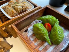 鲜虾菠菜饺-禄运茶居·手工点心(体育西店)