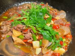 现炒黄牛肉-小隐人家(乐松店)