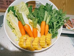 蔬菜拼盘-九孔·筒骨莲藕汤锅(大明宫万达店)