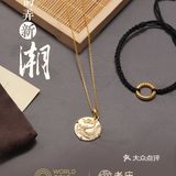 老庙这次和大明宫联名的金饰是国潮风标杆
