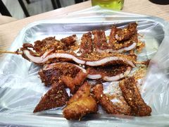 炸鱿鱼-老张炸串(格林·常青藤店)