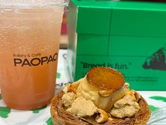 白桃荔枝气泡水-PAOPAO Bakery&Café(港汇店)
