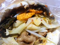 鸡蛋花干夹馍-三兄弟高炉烧饼