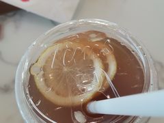 柠檬蜜桃乌龙茶-Tims天好咖啡(河西万象城店)
