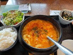 牛小排汤定食-炼火烤肉店