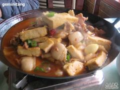 小炒肉豆腐干锅58元-唐师傅湘西名菜馆(武陵路店)
