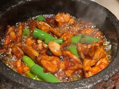 石锅杭椒牛蛙-桂满陇-十里风荷(合生汇店)