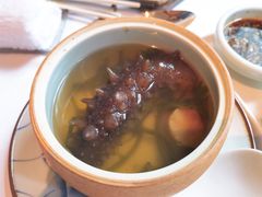 金银菜南北杏炖辽参-广州富力丽思卡尔顿酒店·丽轩·粤菜